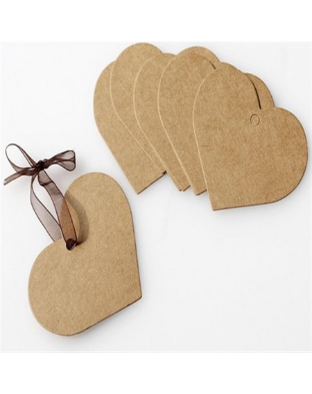 65*55MM heart-shaped color small label blank tag 100pcs leather