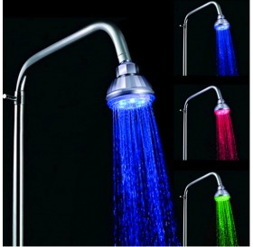 Household bathroom products LED shower temperature control