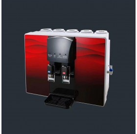 Compere RO heating integrated pure water machine Tap water filter reverse osmosis water purifier Home office straight drink machine red and white