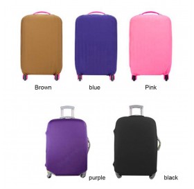 Travel High Elastic Solid Color Dust-proof Luggage Suitcase Protective Cover