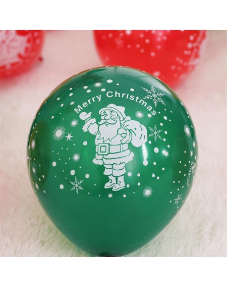 Christmas balloon party supplies 100 / pack Christmas full print [green] 100 / pack