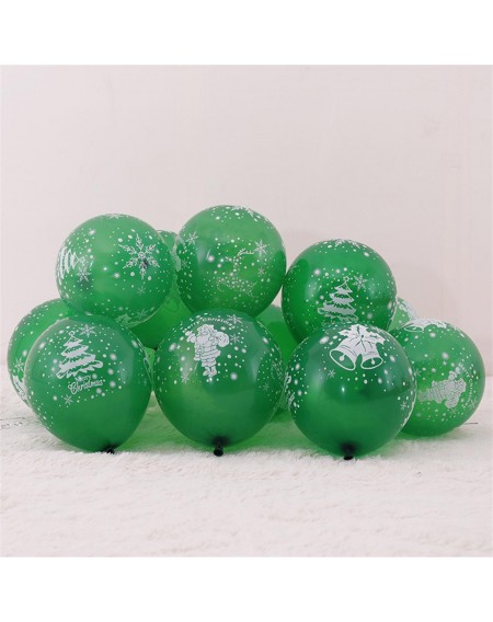 Christmas balloon party supplies 100 / pack Christmas full print [green] 100 / pack
