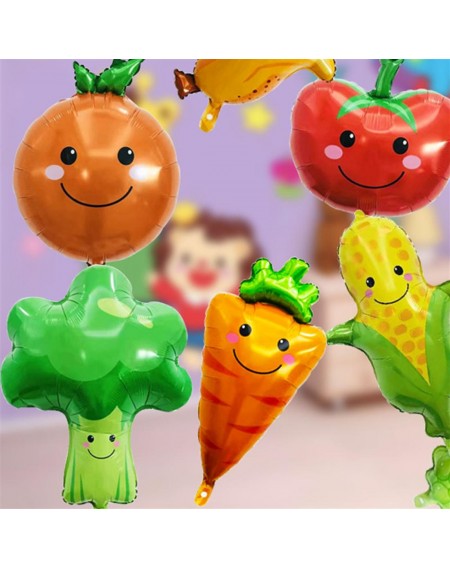 Baby birthday party decorated fruit and vegetable modeling balloon strawberry smiley strawberry
