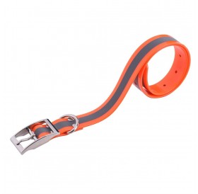 SSC003TF TPU Reflective Dog Collar Adjustable Durable Waterproof Safe Pet Collar Strap