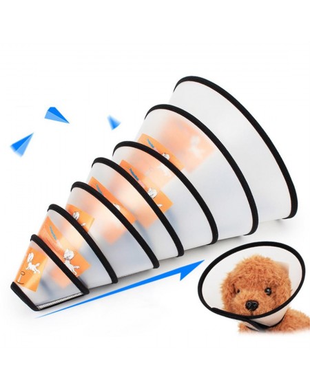 Anti-Biting Dog Cat Grooming Protective Cover Wound Healing Cone Collar