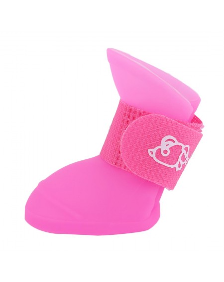 Creative Pet Dogs Lovely Comfortable Waterproof PVC Boots Soft Rain Shoes